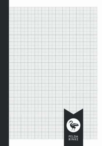 Millimeterpapier A5: 110 Seiten - 55 Blatt doppelseitiges Millimeterpapier | Grau | Buch | Heft | Notizbuch | DIN A5