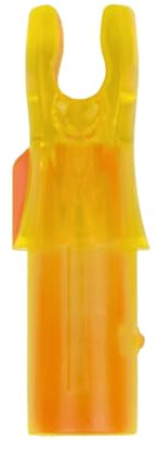 Bohning Smooth Release Insert Nock, fits .246 Shafts (Standard Diameter, S-Nocks, 6.5mm), 12 Pack, Apricot