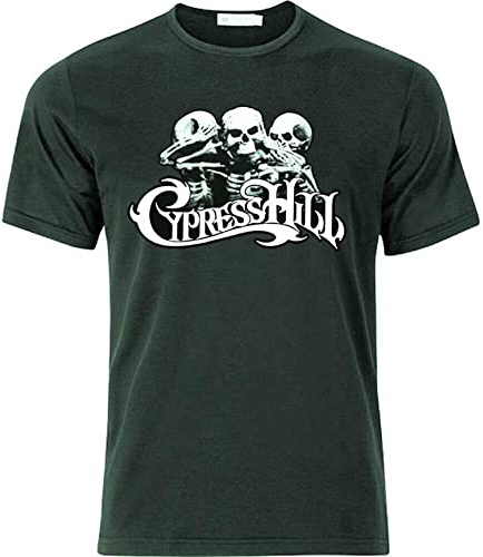 ARHAR Cypress Hill Skulls T Shirt Black Black L
