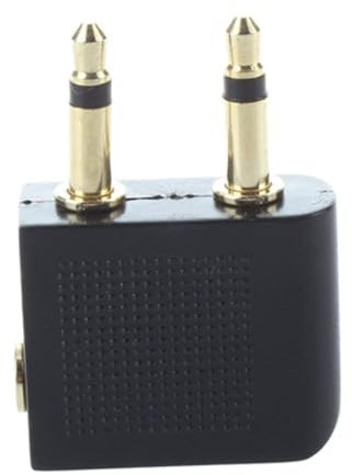 Adattatori per cuffie per volo in aereo da 3,5 mm Adattatore di volo auricolare a parto.