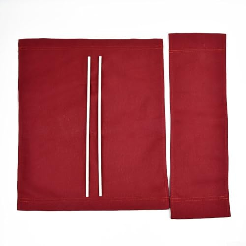 Ersatzbezug für Regiestühle, für den Außenbereich, Garten, , Rot, 4 Stück