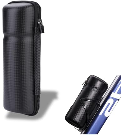 Hominas Porta Attrezzi Bici da Corsa, Borsa Porta Borraccia Bici Impermeabile Multifunzione Kit Sacoche Cintre Velo Borsa per Bici da Mountain
