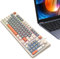 Teclados para Juegos de PC mecánicos - Teclado para Juegos mecánicos, Juegos mecánicos | Teclado mecánico con retroiluminación de 94 Teclas, Teclado de PC con Cable Luminoso K82 para Estudiantes