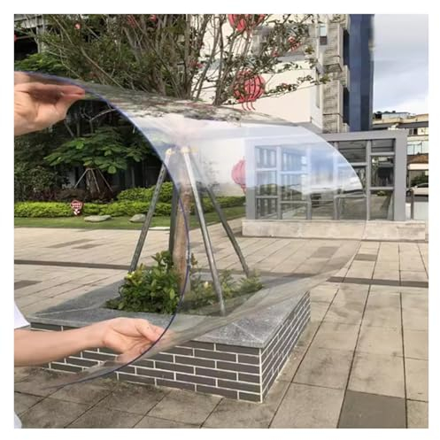 ZHZHXR 1mm Dachplatten aus Polycarbonat Wetterfeste Platten for Außen Bruchsicher PC Endurance Board for Garten, Vordächer, Fenster (1x9m/3.28x29.52ft)