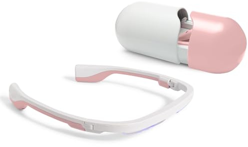 AYO+ Lichttherapiebrille: Rose Quartz Limited Edition - Maximieren Sie Schlaf, Energie und Stimmung – Einzigartiges Rotlichtfunktion (670nm) zur Entspannung - Ihre Alternative zur Tageslichtlampe