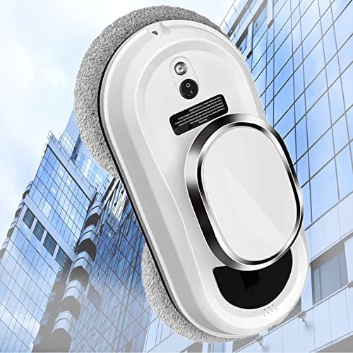 SaryEdge Window Robot Cleaner,Vacuum Adsorption Cleaning System 5-Fold Anti-Drop,Fully Automatic Electric Remote Control Glass Cleaning Robot,Office,Shop,Home,Office Buildings(