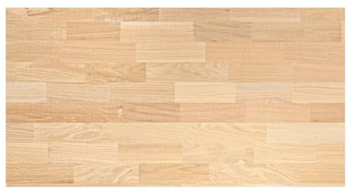 vidaXL Küchenarbeitsplatte 120x63,5x2,7 cm Massivholz Eiche Rechteckig