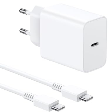 45W Chargeur Samsung Charge avec 2M Câble, Chargeur Rapide pour Samsung Galaxy S24 Ultra/S23 Ultra/S22/S21/S20/S9/Note 20/10/9/8/A73/A53/A52/A54/A34, KRSEUB Adaptateur USB C Mural Alimentation Prise