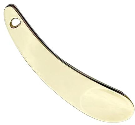 Applicatore per crema per gli occhi, cucchiaio per il trucco - Spatola per la cura della pelle riutilizzabile a forma di cucchiaio con dente | Cucchiaio di crema ecologico in lega di zinco per lozione