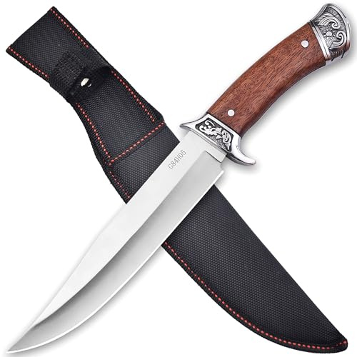 MAQSON Hunting Knife Jagd Messer Jagdmesser Messer Outdoor Edelstahl Rostfrei Camping 4230