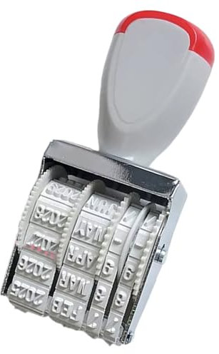 Gummistempel Linie Dater Englisch Datumsstempel Bürostempel Drehstempel Gummi Englisch Datumsstempel für Scrapbooking