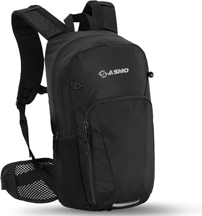 SASMO® Fahrradrucksack 20l mit Thermofach & Helmnetz | MTB Rucksack | Fahrrad Rucksack - inkl. Regenschutz & Handytasche | Trinkrucksack Fahrradrucksack Herren & Damen