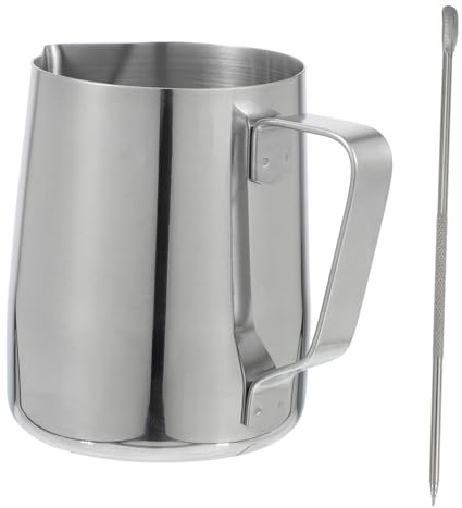 iplusmile Pichet à Mousser Le Lait Avec Stylo à Latte Art Et Tasse à Café Pour Mousser Le Café Ou Servir Boissons