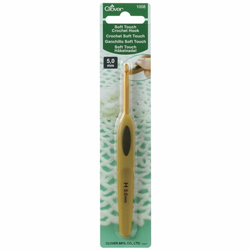 Clover 1008 H�kelnadeln Soft Touch 5,00 mm