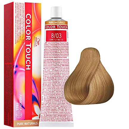 Wella Tinte para el Pelo Color Touch 8/03, 1 Unidad, 60 ml