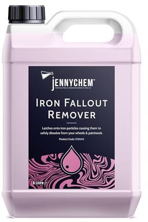 Fall Out Remover for Wheels & Paintwork (5L) - Powerful Car Iron Remover - Wheel Cleaner Iron Remover for Professional Car Detailing - Superior Performance Iron X Wheel Cleaner