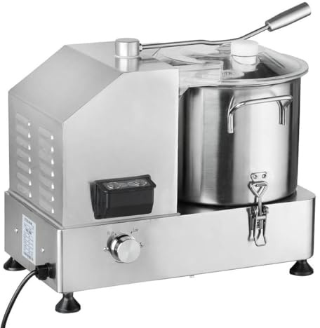 GastroHero Kutter I 9L Tischkutter I Cutter für Wurst Gemüse Brot I Edelstahl I Vegetables Cutter I Profi-Kutter für Gastronomie