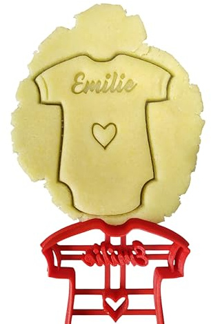 Tagliabiscotti con corpo e cuore - Personalizzabile con il nome