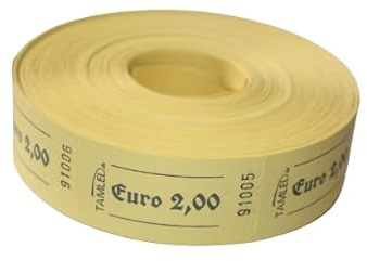 TAMLED Bonrolle 2,00 € 1000 Abrisse perforiert fortlaufend nummeriert