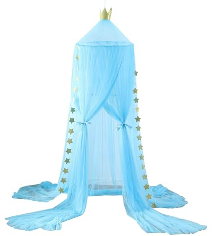 UE-MAOLU Betthimmel, Moskitonetz Mückennetz für Einzelbett Himmelbett Vorhang aus Polyester für Baby Kinder Mädchen Bett Zimmer Dekoration (Color : D)