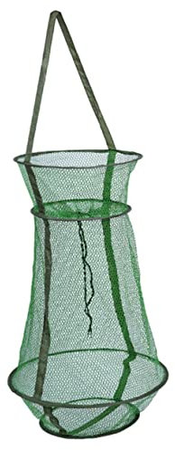 Anneome Rete Da Pesca Pieghevole in Nylon Grande Portatile e Leggera Con Coulisse Contenitore Multiuso Per Pesci Gamberetti e Granchi Facile Da Trasportare e Conservare