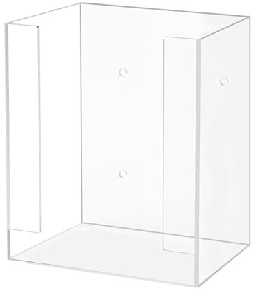 Mirweon Glove Box Wall Bracket Efficient Gloves Organization And Display Rack Clear Disposables Gloves Dispenser
