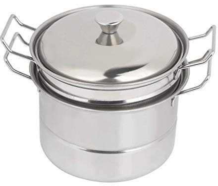 Olla de Vapor multifunción de Acero Inoxidable de Tres Capas Gruesas, Olla Universal para Cocina de inducción y Estufa de Gas.