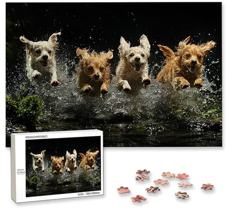 Personalisiertes Fotopuzzle, Personalisiert Puzzle 1000/1500/2000/3000/4000/5000 Teile Erwachsene, Gestalte Selbst Puzzle mit Bild, Holzpuzzle mit Eigenem Foto, für Valentinstag, Weihnachten, O-42