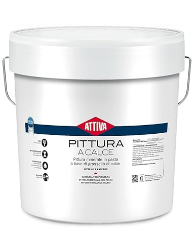 ATTIVA - PITTURA A CALCE PER INTERNO ED ESTERNO LT 0.75