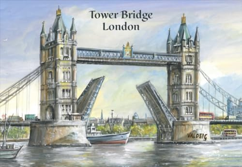 Kühlschrank Magnet London - Tower Bridge - Kühlschrankmagnet England Souvenir, Fotomagnet Bild Deko Magnete, Kühlschrankmagnete für Magnetkühlschrank, Geschenk, Valdeig, P