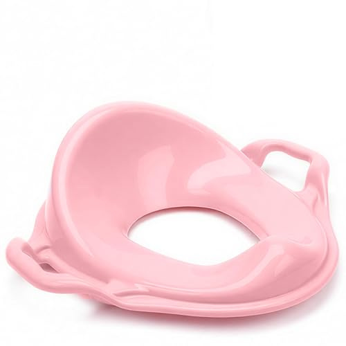 DIVCHI Kids Toilet Seat Non Slip – Unisex Toddler Potty Training Toilet Seat with Secure Fit, Lightweight Portable Little Journey Loo Seat for Bathroom & Home (Pink)