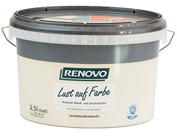 Trendfarbe Cashmeremomente 2,5 L Renovo Lust auf Farbe - Wandfarbe Deckenfarbe