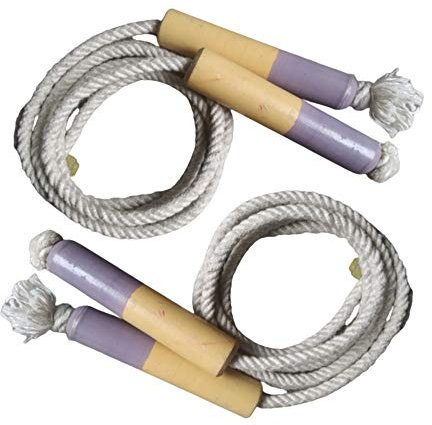 Kalindri Sports Skipping Rope Jump Skipping Rope for Men, Women, Weight Loss, Kids, Girls, Children, Adult - Best in Fitness, Sports, Exercise, Workout (Pack of 2, Cotton Lite)