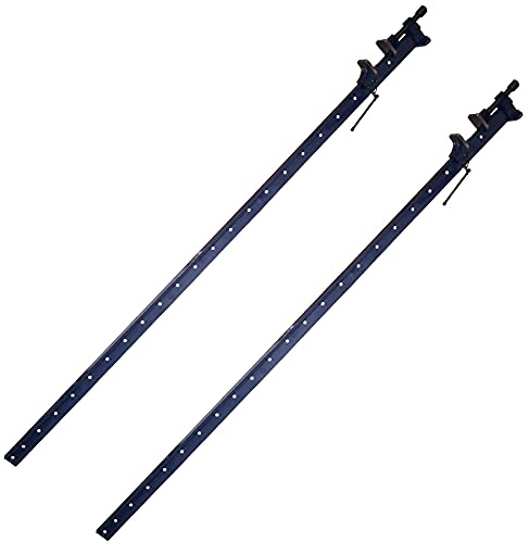 AB Tools 60” (1500mm) Cast Iron T-Bar Sash Clamp Grip Work Holder Vice Slide Cramp 2pc