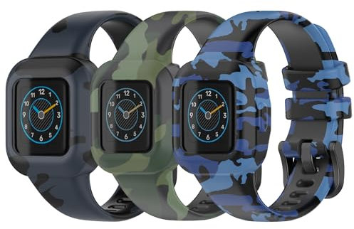 TenCloud Straps Compatible with Garmin Vivofit jr.3 Strap, Replacement Soft Silicone Wristband Band Armbands for Kids for Vivofit jr.3 Fitness Tracker (3C)