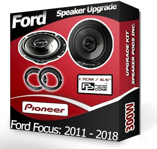 Focus Speaker upgrade Front Door Pioneer car speakers 6.5 17cm 300W