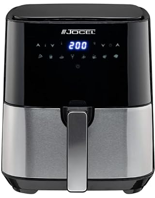 Freidora aire Jocel JFR011756, sin aceite, 5 litros, 1450 W