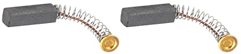 Rebower Escobillas Carbono para Eléctrico Motor 13x4x4mm Negro Dorado 2uds
