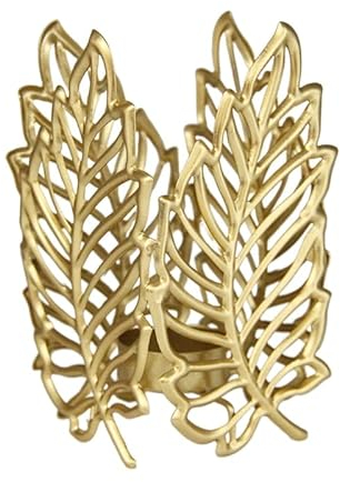HEXEH Kerzenhalterhalter Kerzenhalter aus Metall mit goldenem Blattdekor, Hochzeits-Mittelstück, Kerzenhalter, romantischer, langlebiger Kerzenhalter Kandelaber (Color : C)