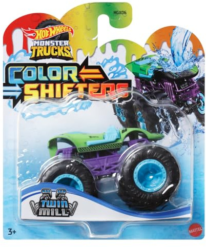 Hot Wheels Monster Truck Colr Shifters Twin Mill 1:64 HVH86 Mattel