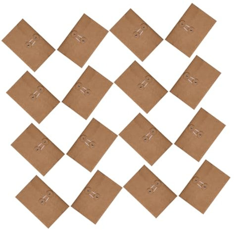 Tofficu 24stücke Vintage Kraftpapier Umschläge Braune Briefumschläge Für Dokumente Briefe Und Rechnungen Für Büro Und Zuhause
