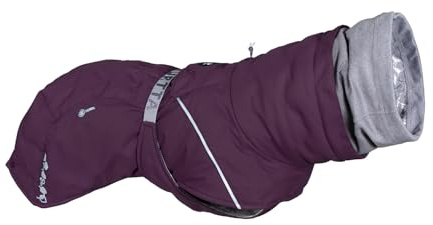 Hurtta Extreme Warmer III ECO, Cold Weather Winter Dog Coat, Eggplant, 12 in