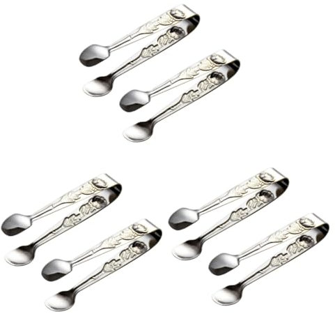 Mikinona 6pcs Multi-Purpose Dish Clamps Scalding Gripper Ice Cube Holders for Home Party Wedding Daily Use