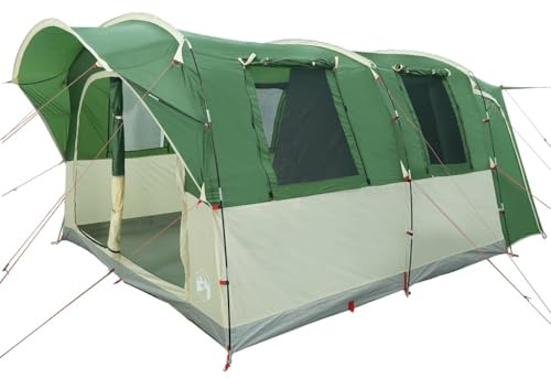 vidaXL Biltält 4 personer grön vattentätt, tält, trädgårdstält, friluftsskydd, campingtält, campingskydd, trädgårdsskjul, vattentätt tält, 4-mannatält