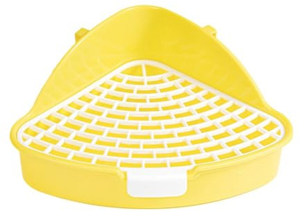Kaninchen Katzentoilette Tier Töpfchentrainer Hasen Ecktoilette Box für Frettchen Hamster Meerschweinchen Toilette Bo Dragon D0h9