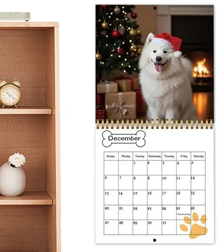 Calendrier de bureau mensuel 2026 avec grand quadrillage pour la préparation des vacances, la remise en forme, la planification d'activités familiales, le suivi des objectifs personnels