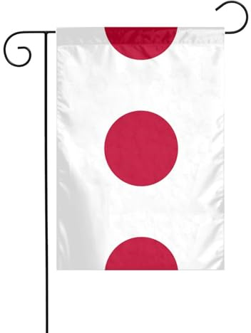 Drapeau japonais imprimé drapeau de fête, drapeaux d'extérieur d'hiver et bannière de cour pour porche, pelouse, jardin, décorations de Noël
