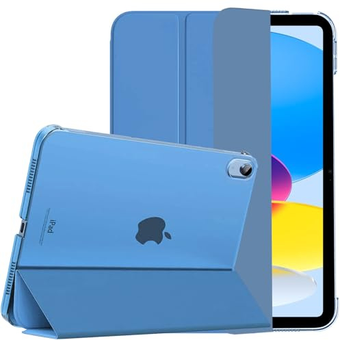 GALTD for iPad A16 Case Smart, 11th Generation 11inch/iPad 10th Generation Case 10.9 (2025-2022) Auto Wake/Sleep Cover, Slim Stand Cover with Hard Back, Support Touch ID, Light Blue