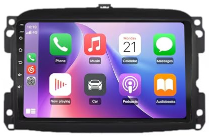Multimedia-Player for Fiat 500L Egea Doblo 2012-2017 Android 15 9 Inch Digital Media Receiver with Bt Gps Wifi Fm Am Rds Radio Backup Camera For, 4 Core 2G+64G