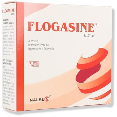 Nalkein Pharma Integratore Alimentare Flogasine, 20 Bustine